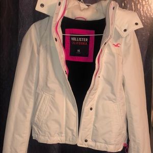 White Hollister Jacket.